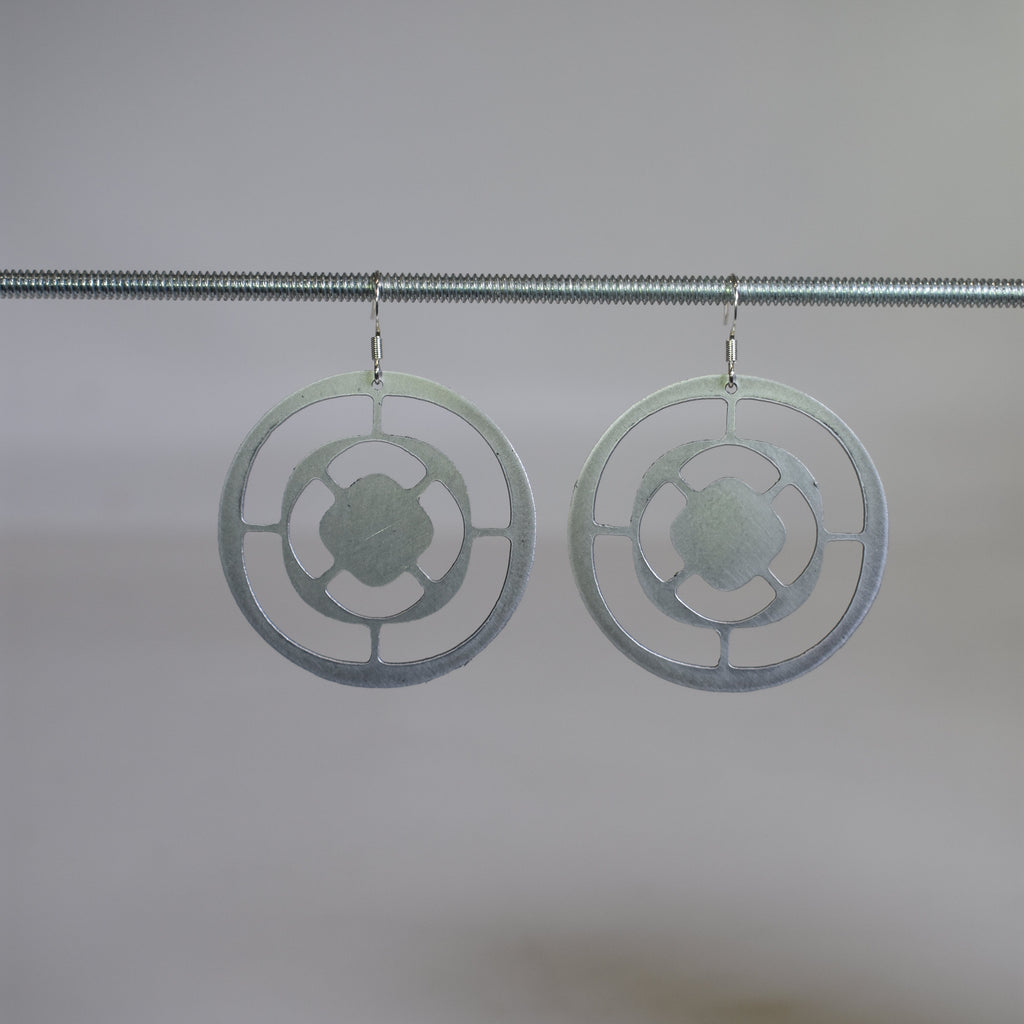 Orbital Rings Aluminum Earrings