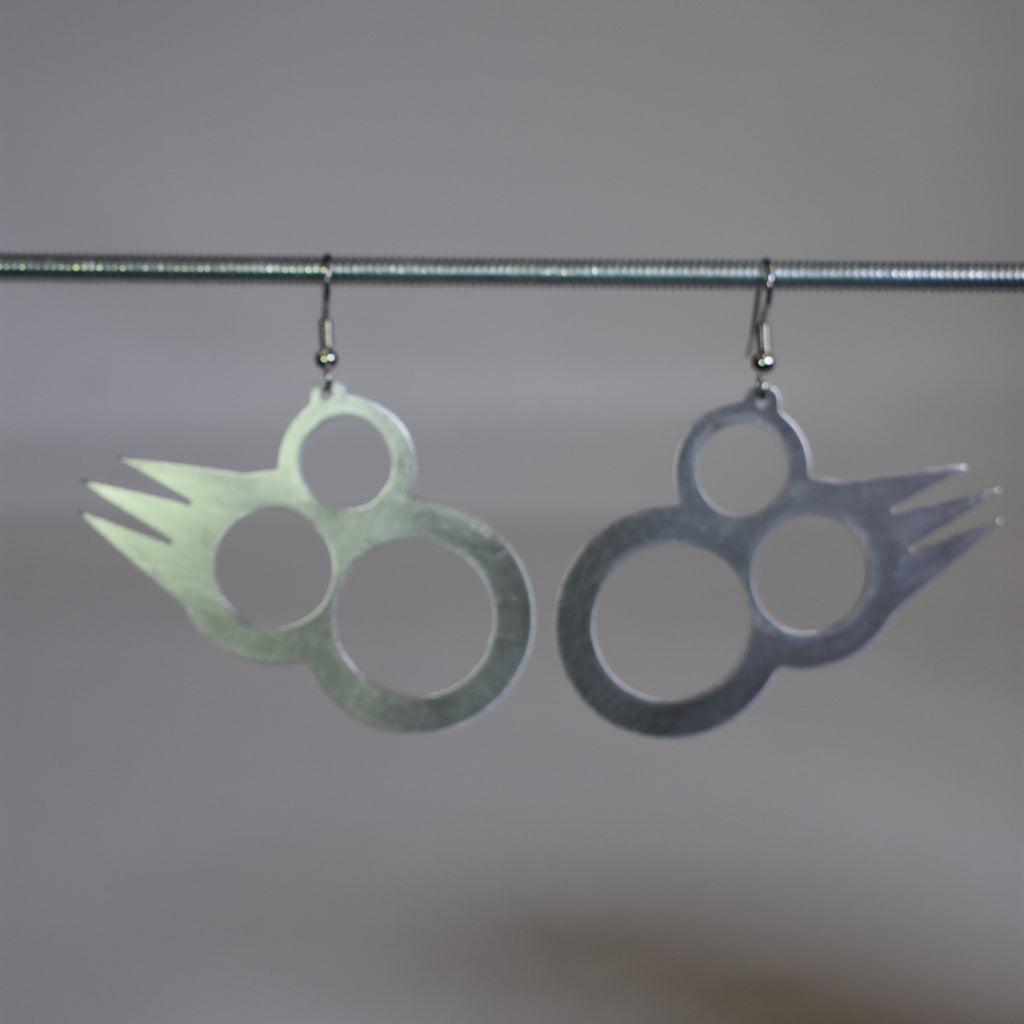 Solar Flare Aluminum Earrings