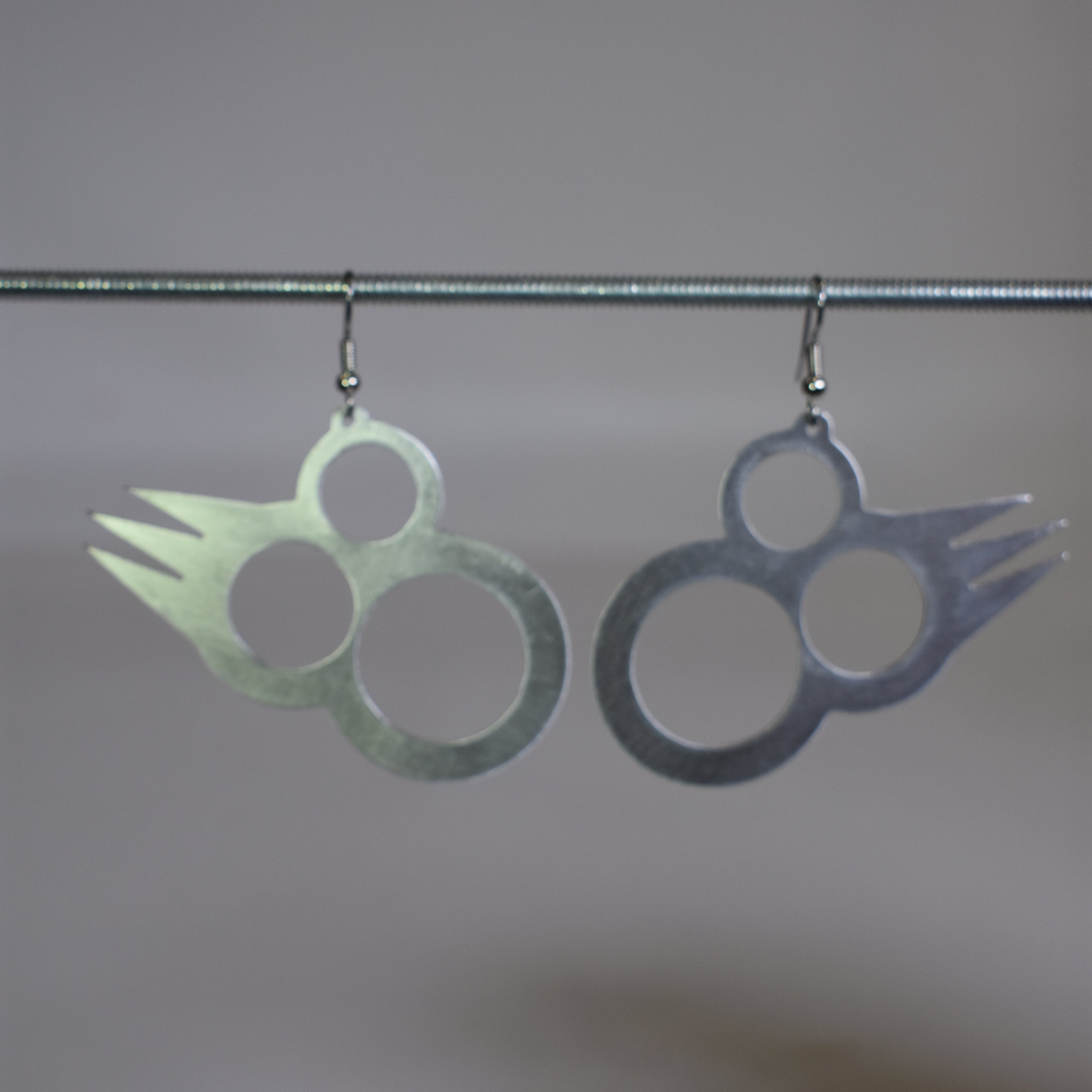Solar Flare Aluminum Earrings