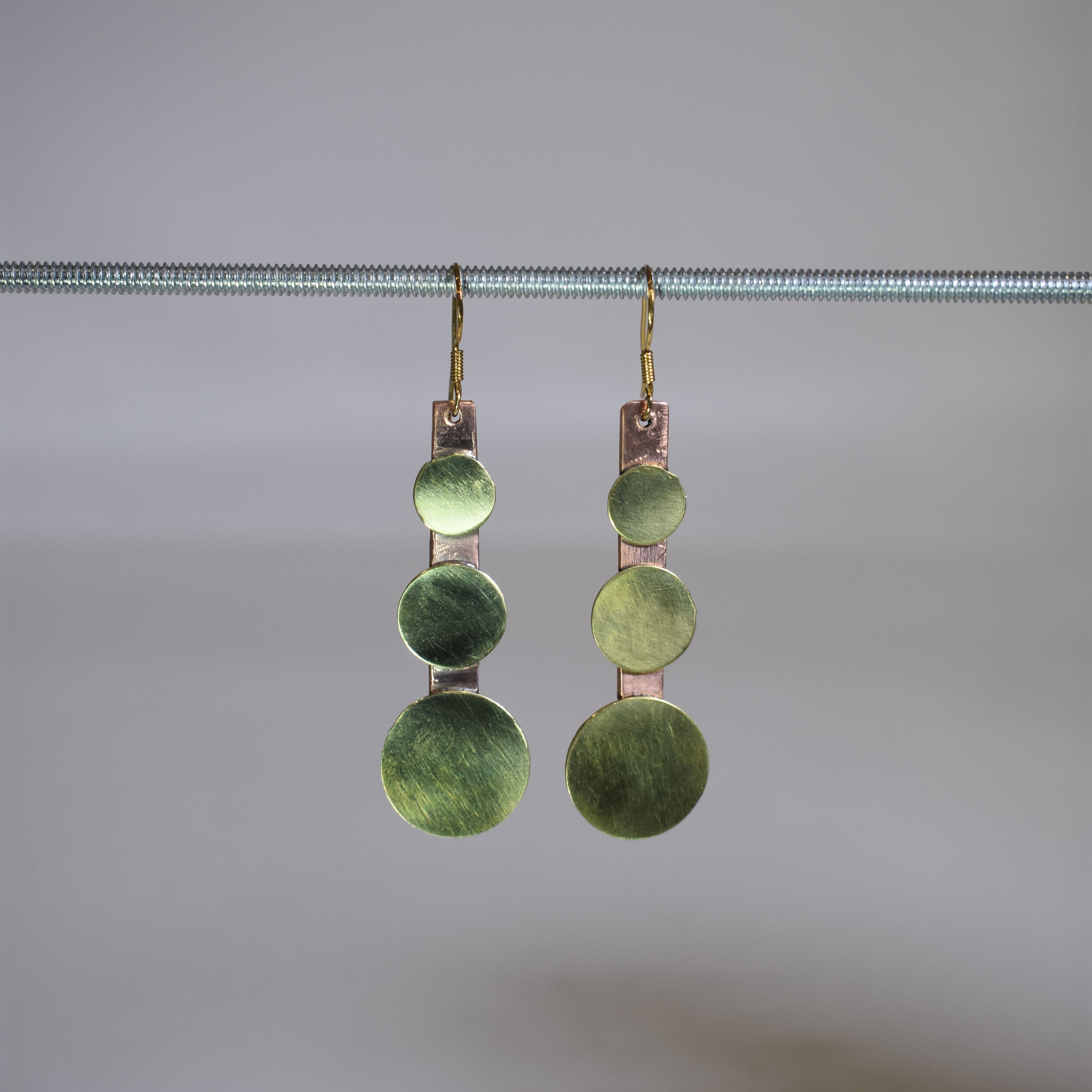 The Trinity Earring Copper & Brass