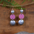 The Trinity Earring Aluminum and Wood