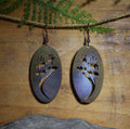 Annealed Lily Drop Earrings