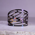 Medium Cicada Wing Cuff in annealed stainless steel