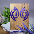 Hurrication Earrings in Dirty Magic Purple