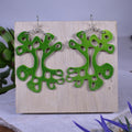 Big Amoeba Sparkly Green