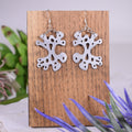 Small Amoeba Aluminum Earrings