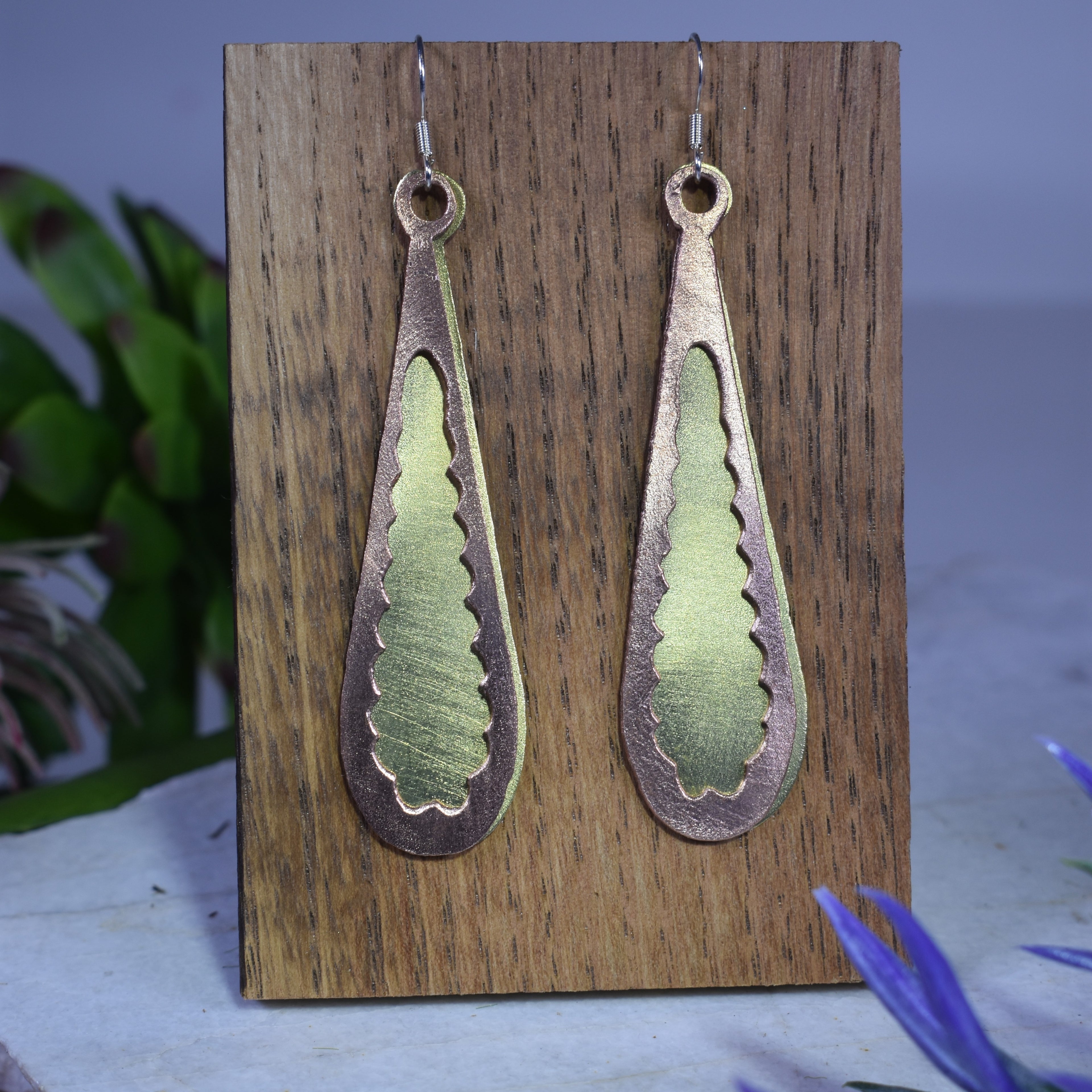 Antique Paisley Copper & Brass