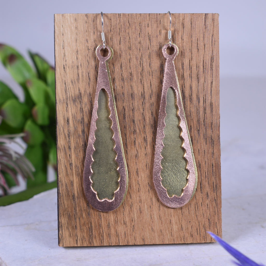 Antique Paisley Copper & Brass