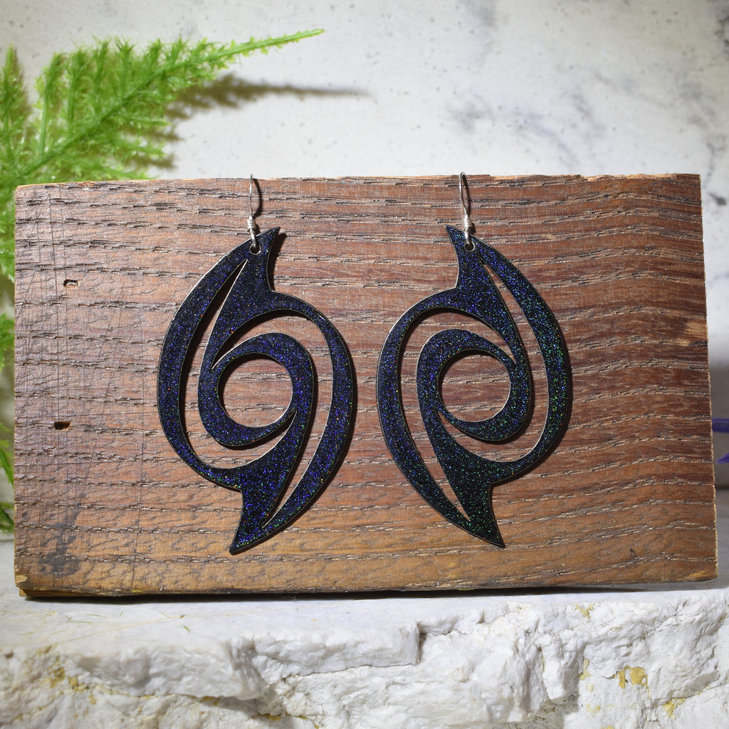 Hurrication Earrings Rainbow Shimmer