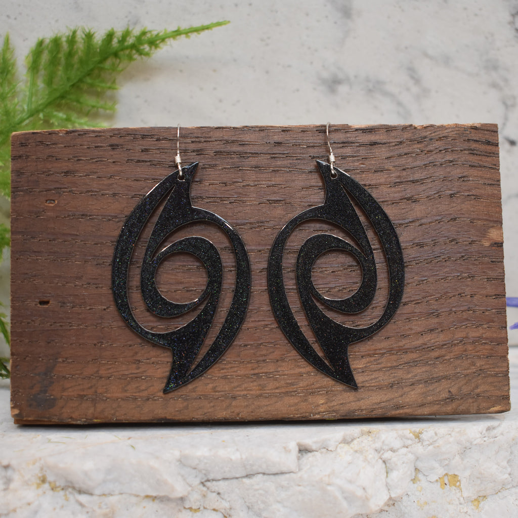 Hurrication Earrings Rainbow Shimmer